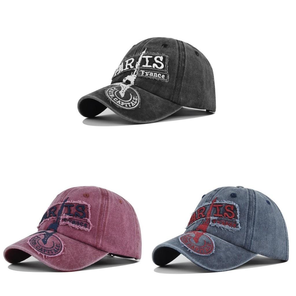 Tongue Hat Duck Letter Embroidered Baseball Hat Retro Make Old Sun Hat Fashion