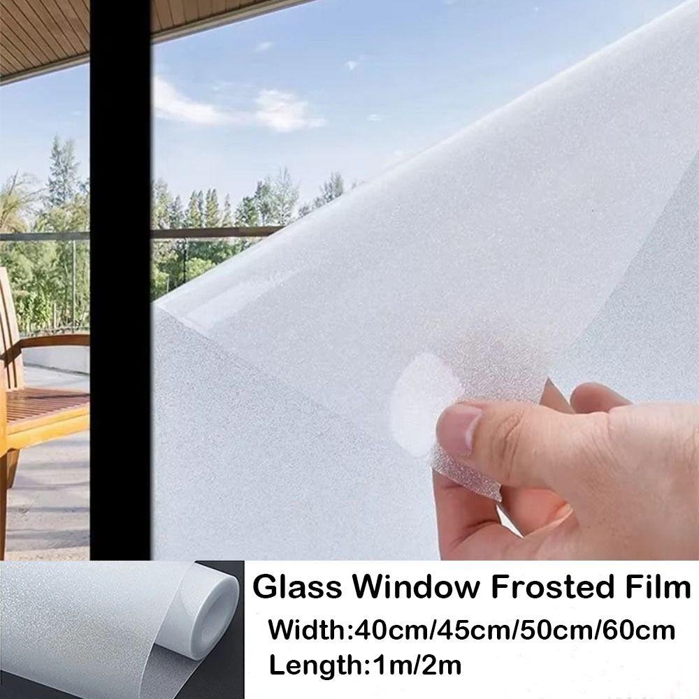 

Removable Window Privacy Film Static Cling Frosted Glass Stickers New Window Clings Glass Windows 50cmx1m