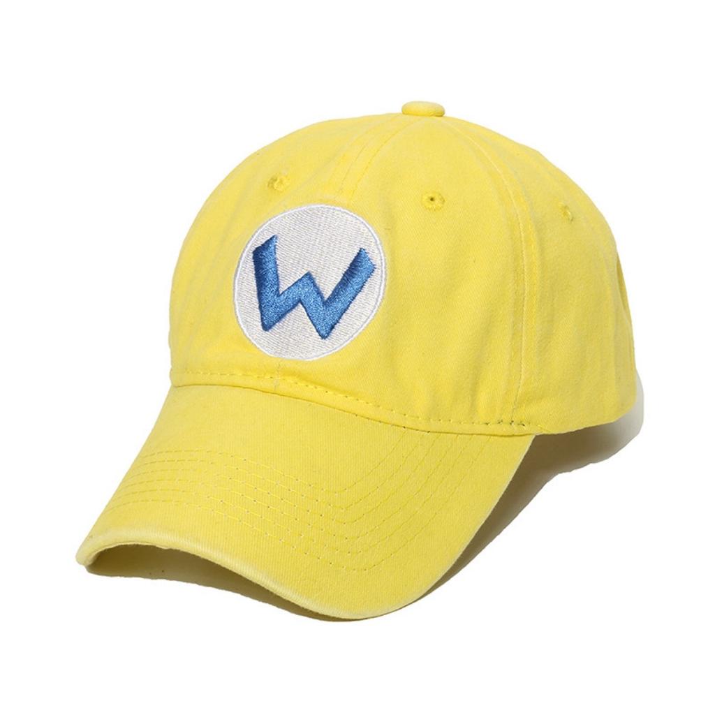Anime game Super Luigi Brothers Cosplay Canvas Hat Sunscreen Sunshade Hat Duck Tongue Hat Baseball Cap
