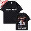 Singer Quevedo Buenas Noches Album Print Tshirt Unisexs Unisex Harajuku Casual Oversized Tee Gothic Short Sleeve Tops
