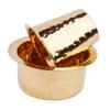 Indian Brass Coffee Cup Dawara/Dabara & Tumbler for Serving Filter Coffee/Tea/Traditional Kumbakonam Brass Dabara - | Hammered Matt - 150ml (Set of 1)