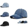 Cap Baseball Retro Washed Denim Material Hat Solid Color Duckbill Breathable Hat