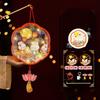 DIY Material Bag Mid-Autumn Festival Lantern DIY Glowing Light-Up Bunny Lantern  Photography Props