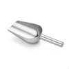 Stainless Steel Ice ladle, sturdy Duty Utility ladle for Kitchen Bar XS Round Shovel