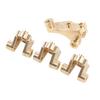 Brass Front and Rear Axle Rod Lower Shock Mount for 820564 RC Crawler Car Upgrade Parts RC Link