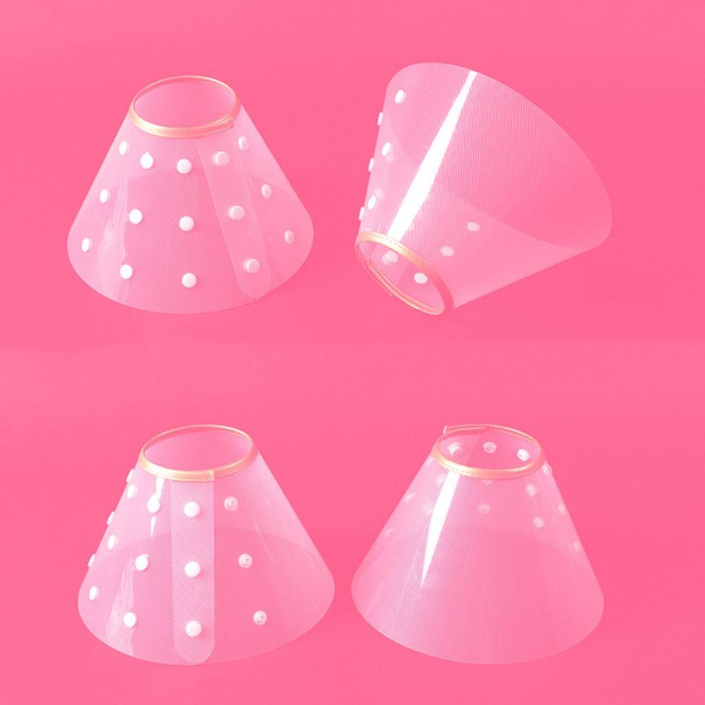 Adjustable Pet Protective Collar Plastic Cat Elizabethan Collar Cat Recovery Collar For Dog Cats