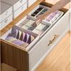 With Cover Underwear Storage Box Dustproof Compartment Organizer Socks Storage Box  For Socks