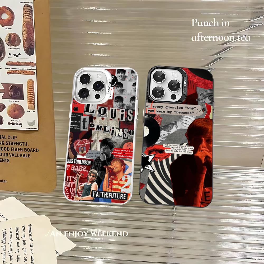 L-Louis Singer T-Tomlinson Phone Case For IPhone 16 15 14 13 12 11 Pro Max X XR XSMAX 8 7 Plus Matte Shockproof Back Cover