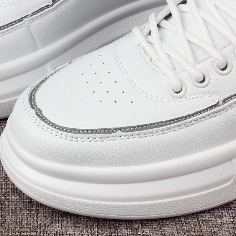 Podzimní a zimní novinka Pánské Módní boty se silnou podrážkou Střední Pomoc Muži Běžné Sportovní boty Studentské boty na skateboard Měkká podrážka Pánské Cestovní boty