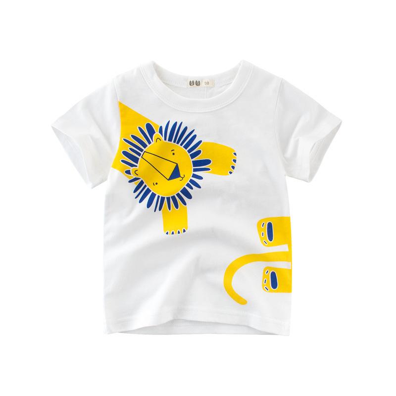 Boys short-sleeved T-shirt children's half-sleeved animal summer new children's clothing