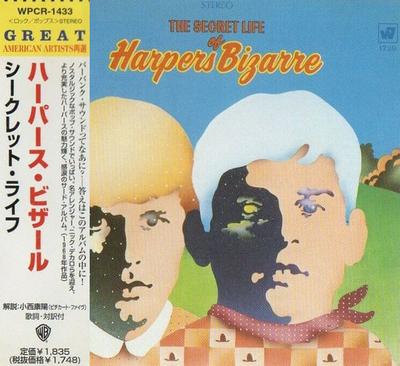 CD HARPERS BIZARRE - Secret Life of WPCR1433 Warner Bros. Re 1997 Japan Rock Used
