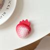 Three-Dimensional Fruit Strawberry Mobile Phone Airbag Bracket Back Sticker Retractable Lazy Desktop Bracket Watching Drama