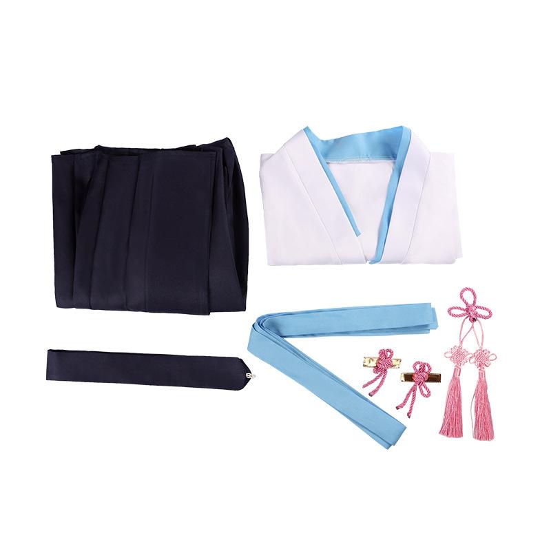   Kostyme Kamisato Ayaka Cosplay Kimono Anime Kostyme Kvinne Kendo Klær Prinsesse Ggret Parykk Hodeplagg