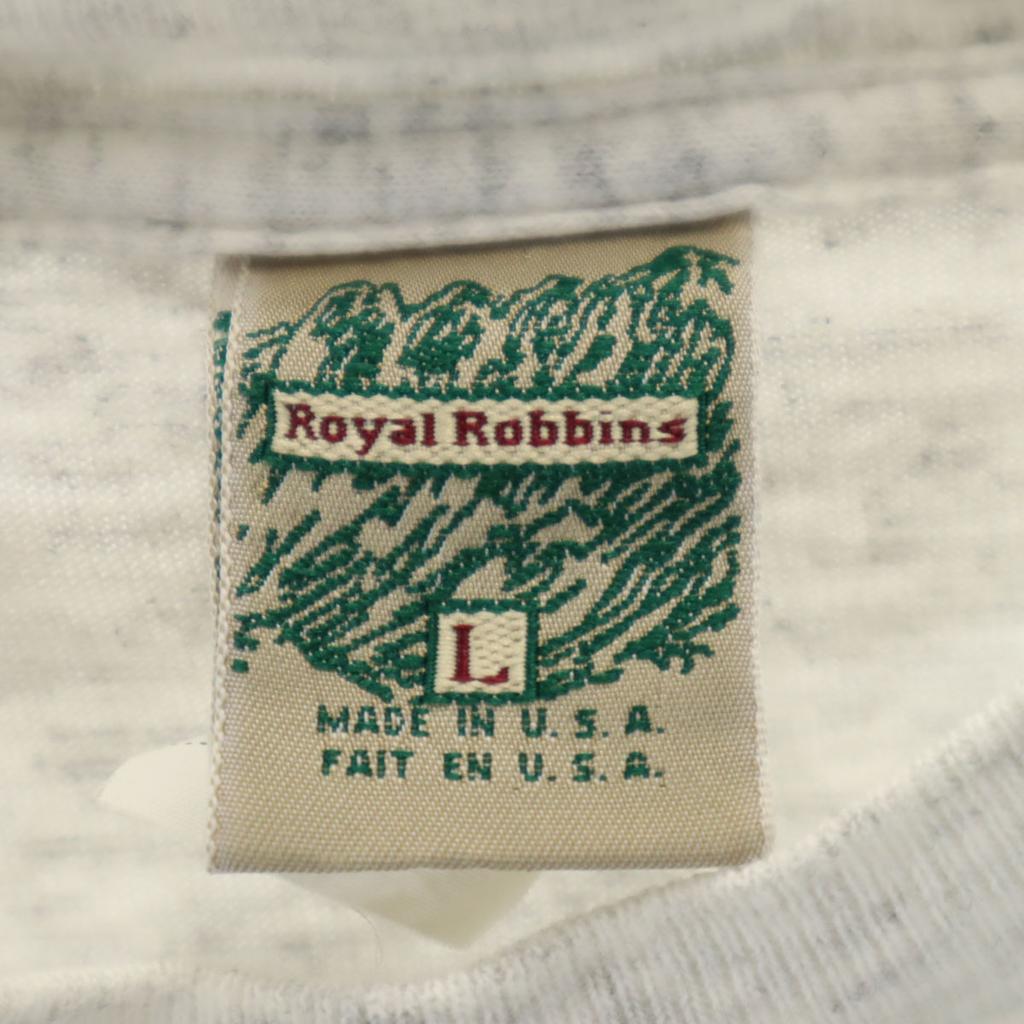 Royal Robbins 90s Made In USA Old Short Sleeve T-shirt L Gray Men's Used