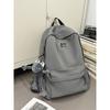 Korean version couple simple large-capacity backpack leisure commuter college student schoolbag niche light travel backpack women