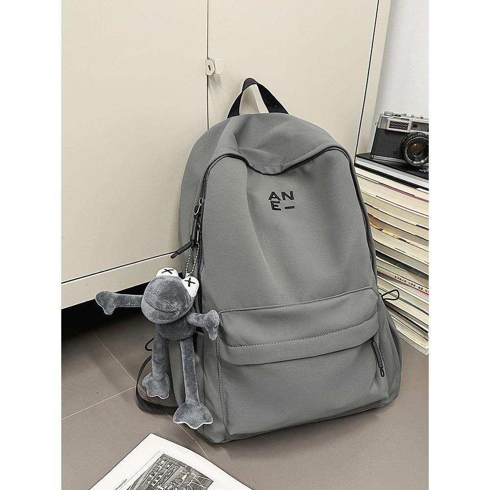 

Корейская версия парная простая вместительная сумка-рюкзак для отдыха, для поездок на работу, студенческая школьная сумка нишевая легкая дорожная сумка-рюкзак женская single bag