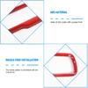 JeCar Interior Rear View Mirror Cover Trim for Dodge Challenger 2015-2020 for Dodge Charger 2010-2020 for Dodge Ram 2010-2017 (Red)