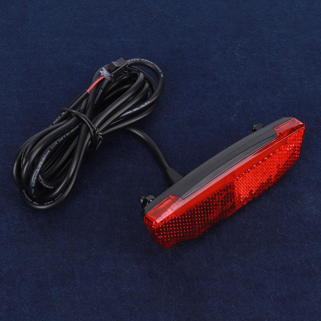 Elektrofahrrad 6V?60V Rücklicht LED Warnleuchte Nachtfahrausrüstung für SM-Stecker
