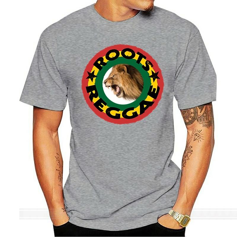 

New Fashion Basic Roots Reggae T Shirt Man Homme Outfit Men s Tshirt Short Sleeve Slogan Tee Top 4XL