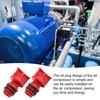 2Pcs/set Air Compressor Oil Plugs Male Thread Dia Oil Breather Caps Air Compressor Oil Plugs Piston Plastic Pneumatic Tool