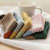 5 Pairs Knit Pattern Crew Socks Mid Calf Comfortable Daily Socks Cotton Socks  Daily Casual