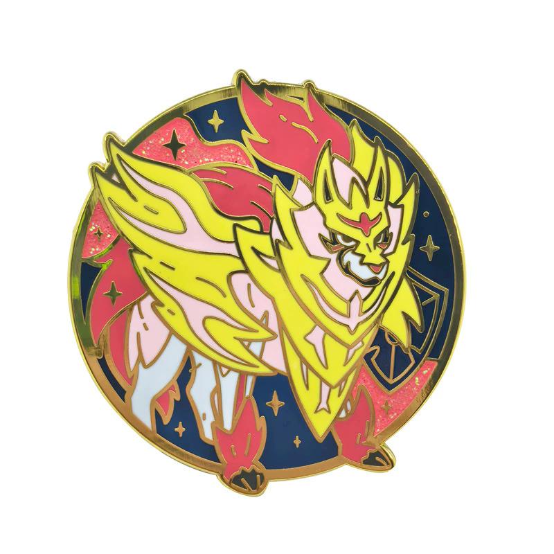 Anime Game Pokemon Hard Enamel Pins Cute Cartoon Gengar Brooches On Clothes Lapel Badges Metal Jewelry Accessories