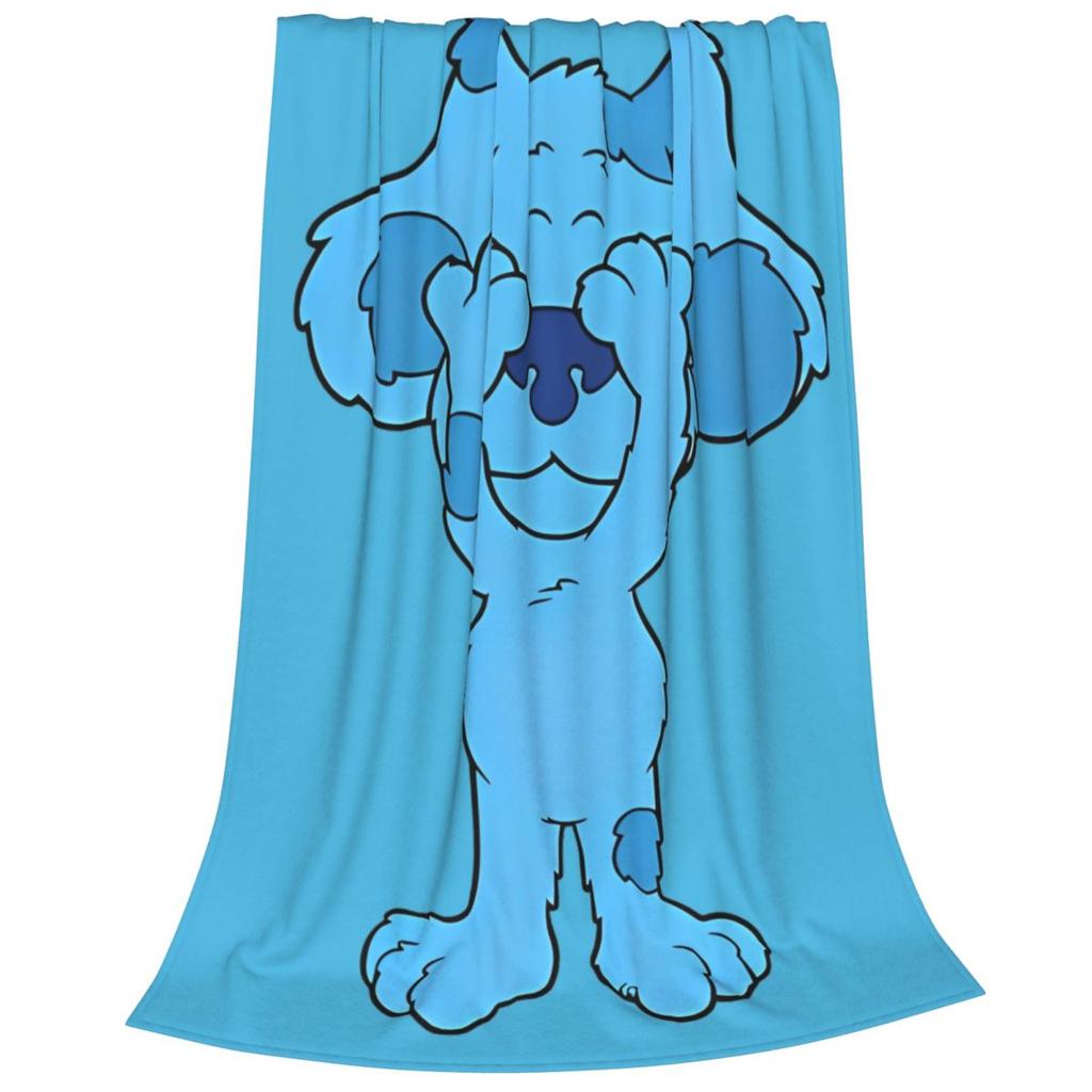 Blues Clues Cartoon TV Show Blanket Flannel Funny Warm Throw Blanket for Bedspread Winter