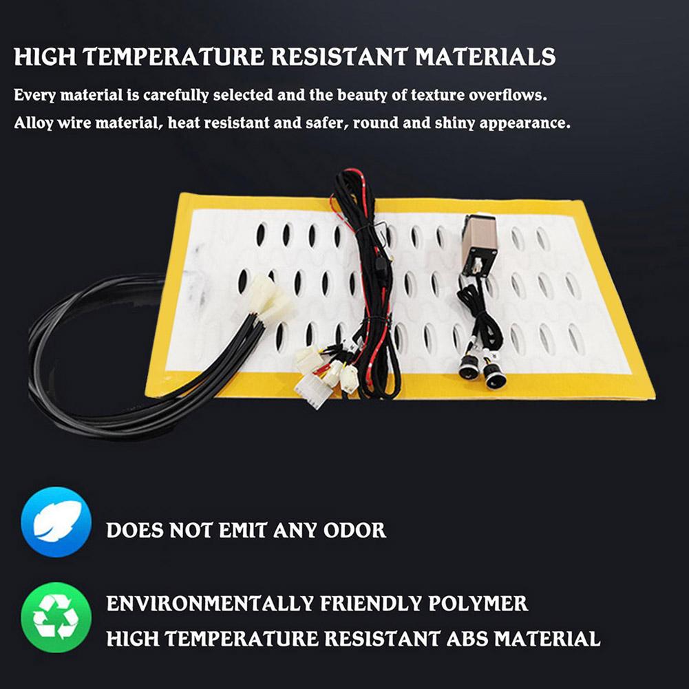 Car Seat Heater Kit Alloy Wire Fast Heating Ventilation Winter Warmer Seat Covers Universal Automotive Interior Accessories