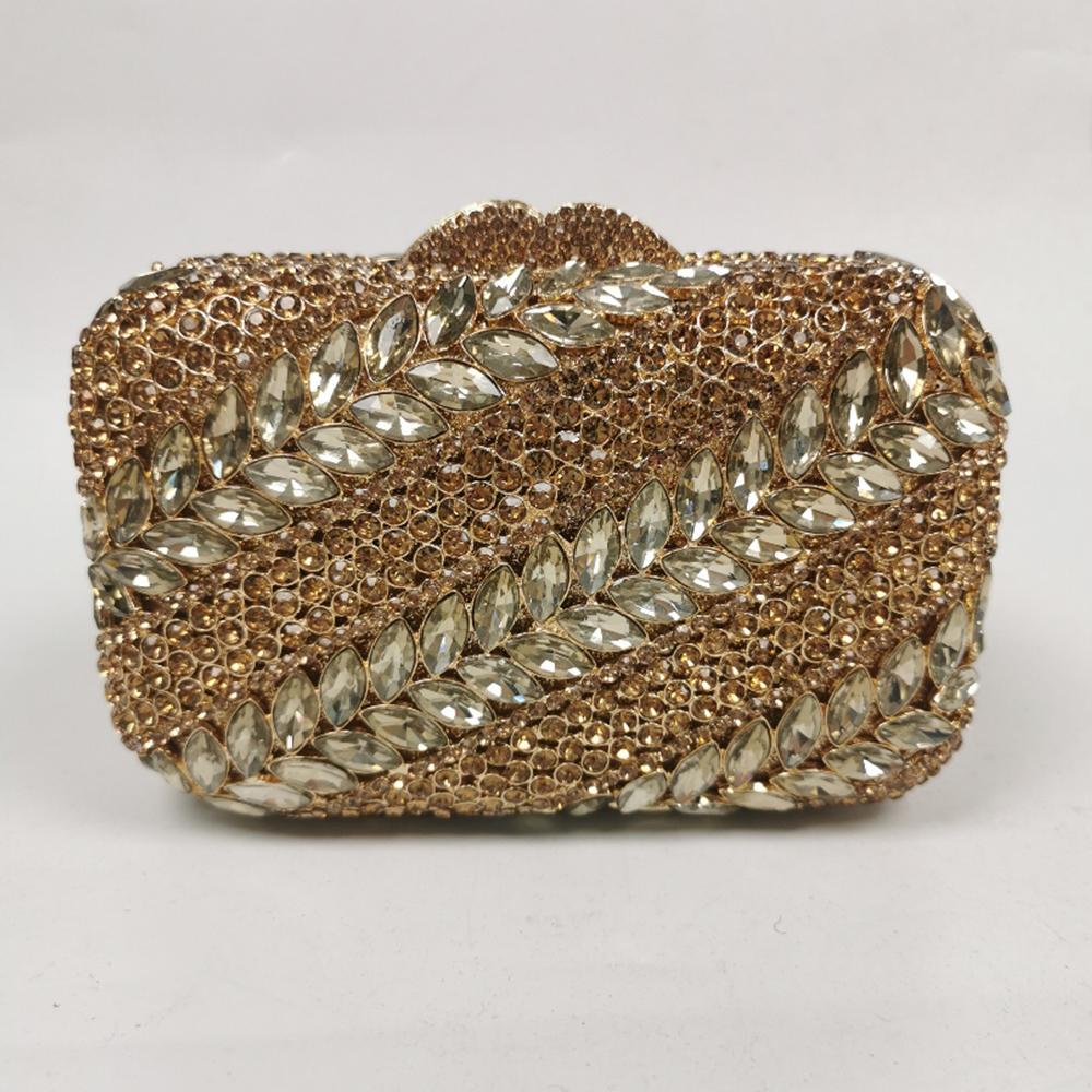 Strass Abend-Clutch Gelb/Blau/Grün Mehrfarbig Damen Diamant Party Abschlussball Taschen Clutches Dame Abend Handtaschen