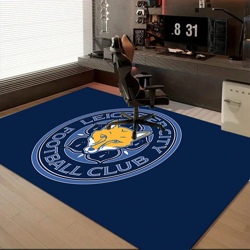 1PC Leicester City Football Club Floor Mat for Living Room, Game Rooms, Office, Bedroom, Office Floor Mat Playful Design, Christmas fan gifts