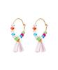 Lazy N Crazy Rainbow Crystal Ring Earrings