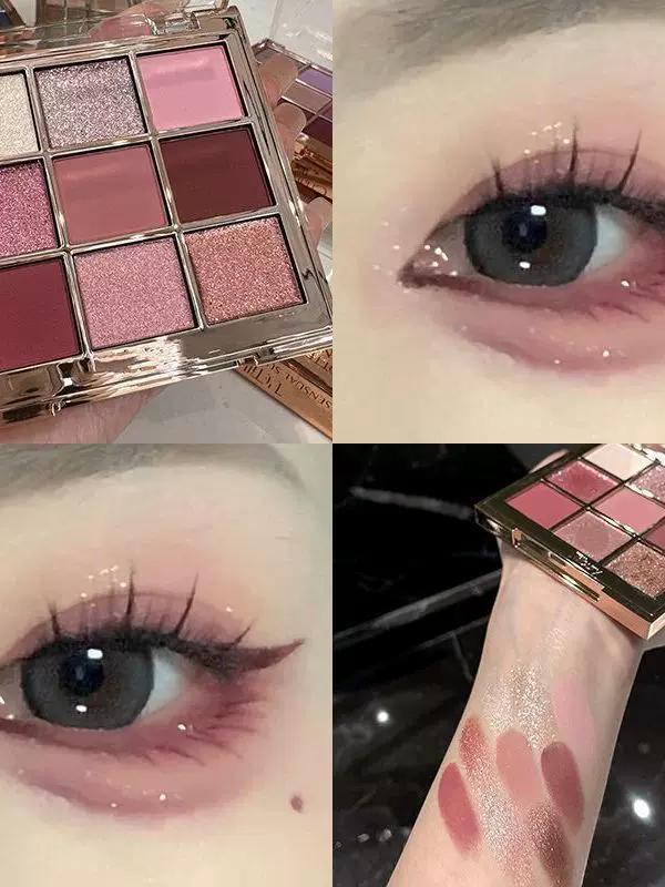 Tipsy Wild Rose Eyeshadow Palette Red Series Eye Makeup Blush Palette Makeup Artist Colorful Eyeshadow Palette Authentic 2026 New Model