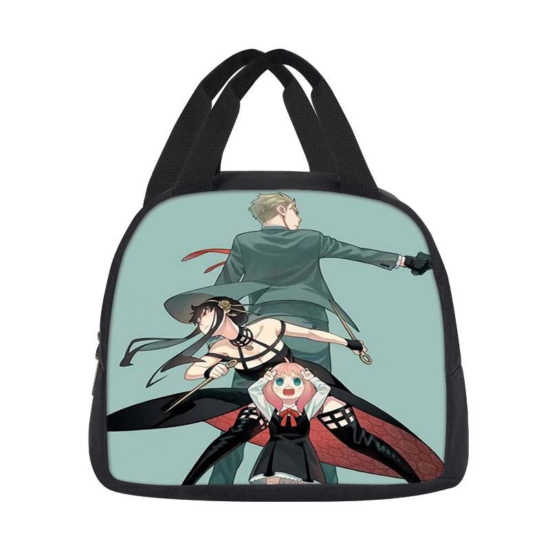 SPY × FAMILY lunchtas veelzijdig cartoon grote capaciteit nieuw item, beste cadeau voor jongens en meisjes op schoolverjaardagen