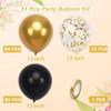 51PCS Multi-color Latex Balloon Set Suitable for Birthday Parties, Weddings, Valentine's Day Party Decoration