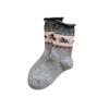 Woolen Warm Fair Island Mid-calf Women's Autumn and Winter Thickened and Fleece Cute Puppy Long Socks