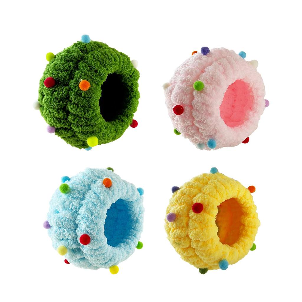 Bird Nest Bed Warm Cotton Snuggle Hut Versatile Stylish Home for Parrotlet Conure Finch Canary