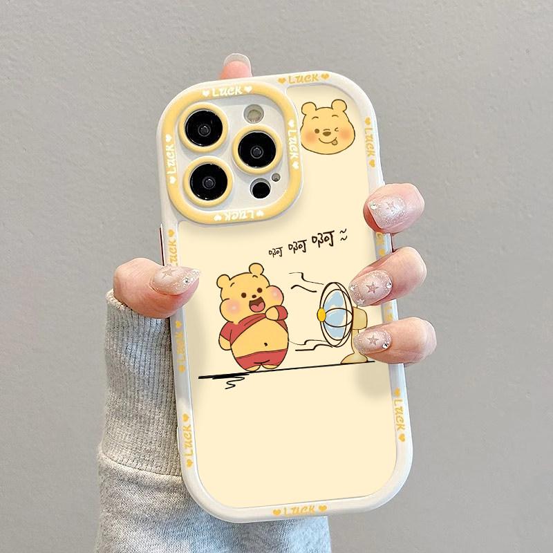 Winnie Fan Full Coverage Drop-Proof Case for Apple Phones: 17 Pro Max, 16 Plus, 15, 14 Pro