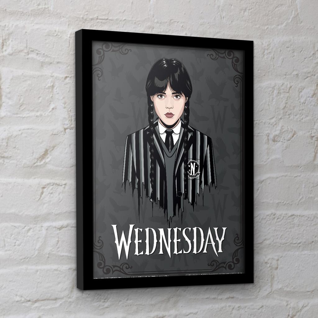 Wednesday Wednesday Addams Framed Poster