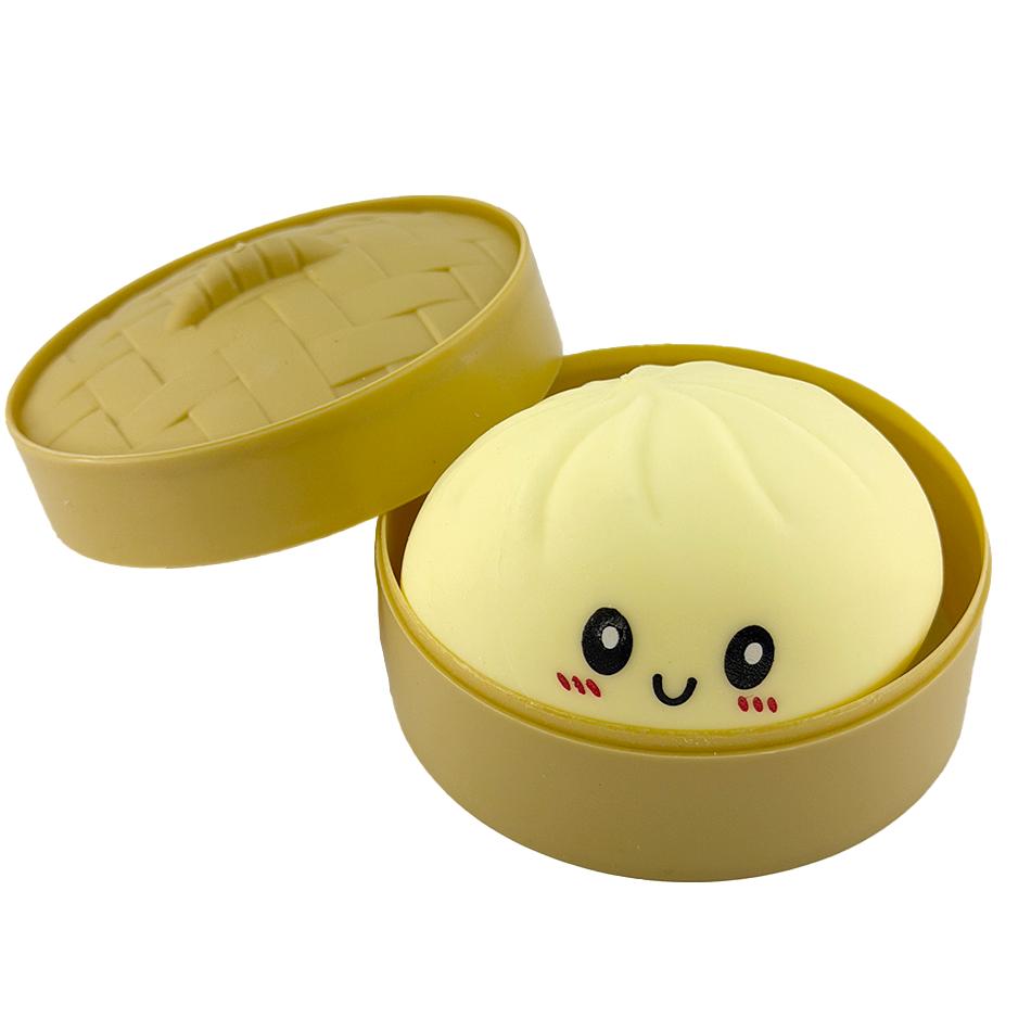 Kawaii Squeeze Toys Dumpling Mystery Box: Random Color Cute Expression Squishy Toy, Maltose Texture Slow Rising Stress Ball Gift