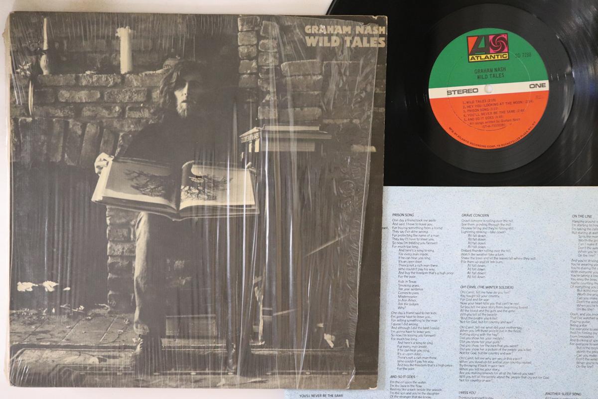 

LP Record GRAHAM NASH - Wild Tales SD7288 ATLANTIC 1973 US Rock Used