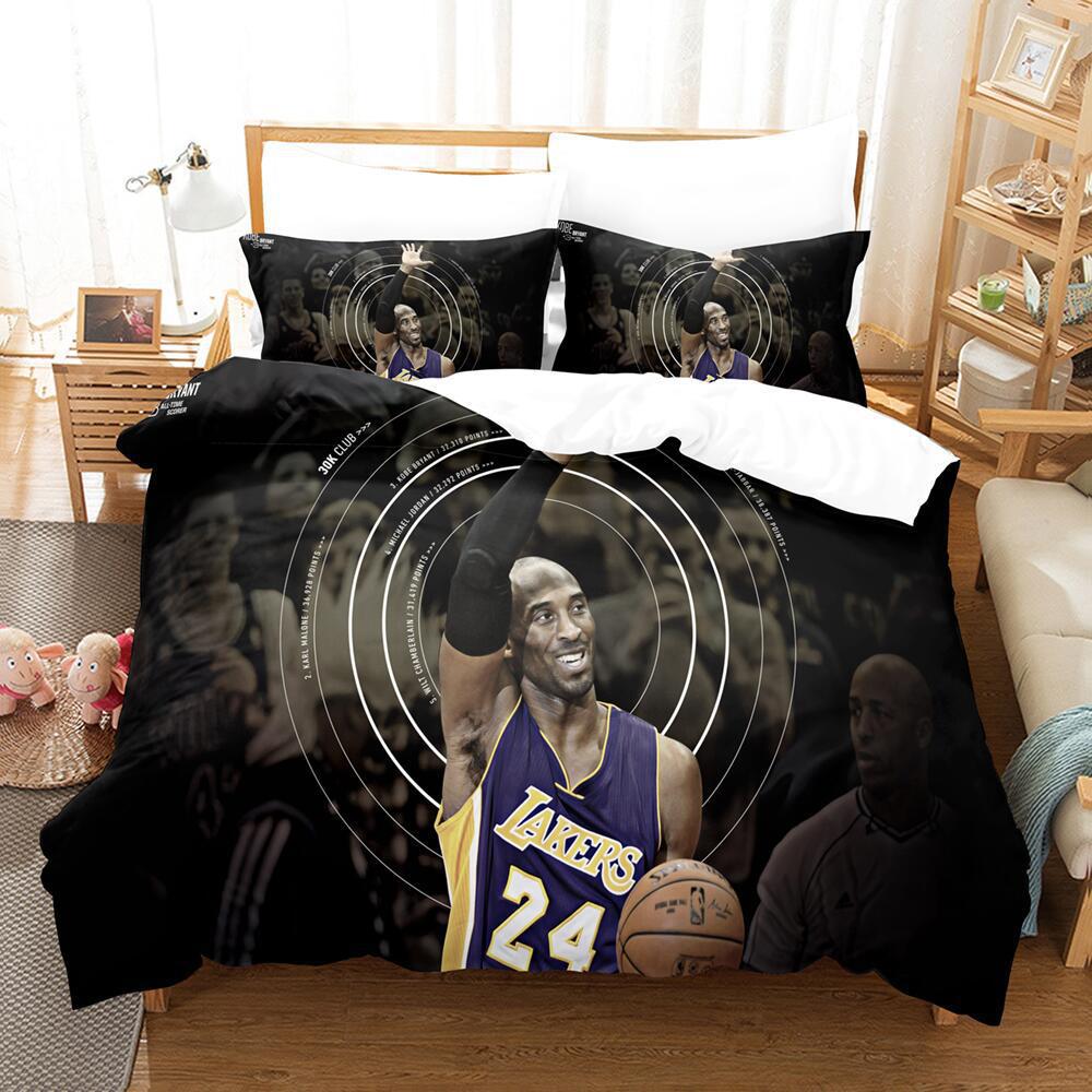 Basketball Digital Printing Bedding Three-Piece Microfiber Polyester Cotton Duvet