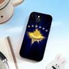 K-Kosovo Flag Map  Phone Case Silicone Soft For IPhone 17 16 15 14 13 12 11 X XR Plus Pro Max Plus