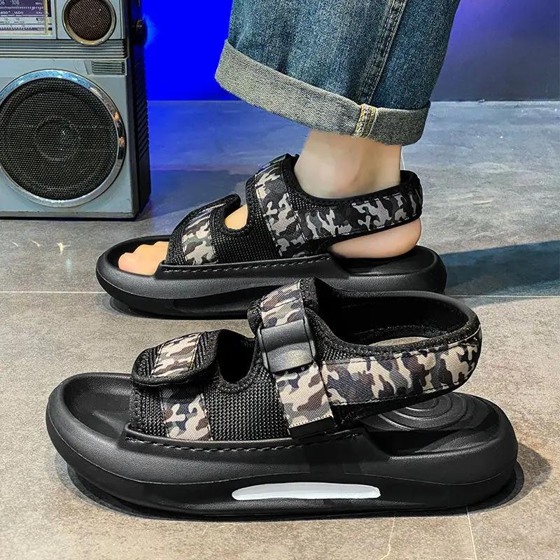 Driving Man Sandals Beach with Platform Height Eva Original Luxury Designer Cheap Liquidation Color Comfortable 39 Shoes for Men