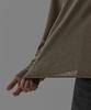 Baulopeulodeogteu Tencel Ribbed Boat Neck Knit Tee [Brown]