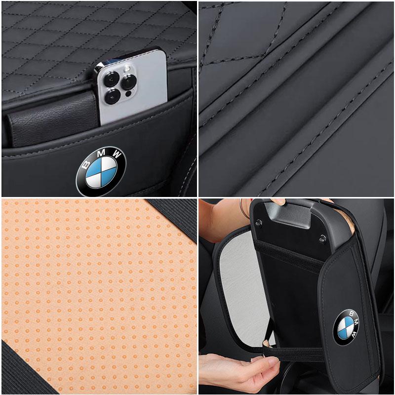 1Pcs Leather Car Armrest Mat Tissue Boxes Height Pad Armrest Box For BMW E46 E39 E90 E60 E36 F30 F10 E34 E30 F20 E92 M3 M4 M5 X3 X4 X5 X6 X7