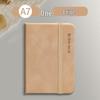 Sijin A7 Leather Hardbound Notebook with Elastic Band - Portable Pocket Planner for On-the-Go Note-Taking