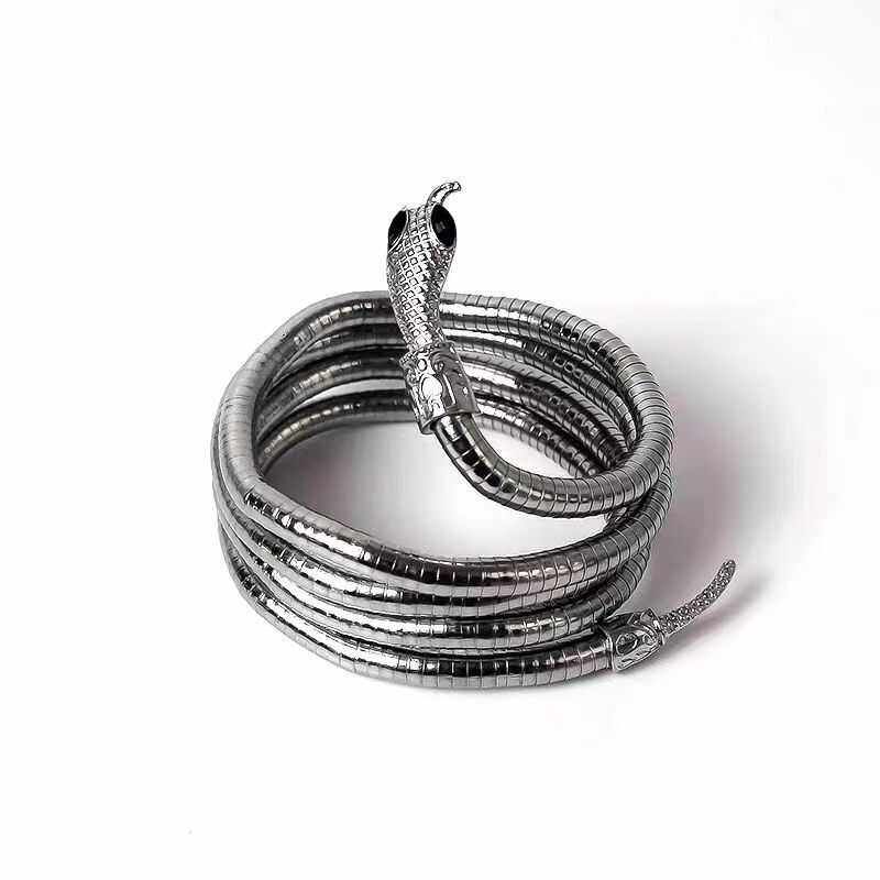 Dark Earth Coocaa Mouth Casual Shape Snake Design Necklace Collar Stylish Fashion Sexy Exaggerated Necklace Spirit Snake