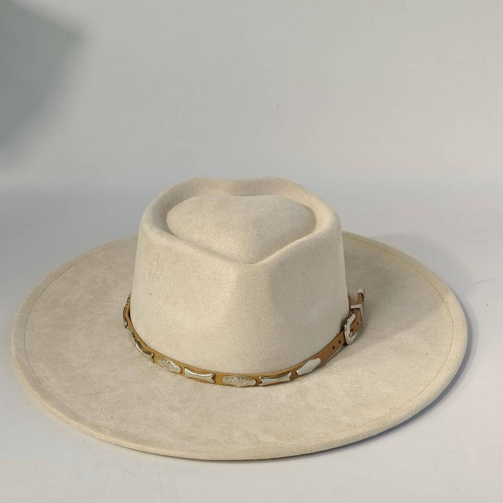 Men's vegan suede hat, women's heart-shaped crown logoengraving suitableforpyrographywide-brimmed hatcappelloluxuryhatsfor woman