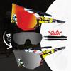 Queshark Cycling Glasses Polarized Sport Sunglasses MTB Bike Glasses Men Women Bicycle Goggles 3 Lenses