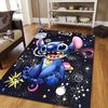 1 buc Covor cu model Disney Lilo și Stitch Covoraș de zonă Covor antiderapant Lavabil manual Preș pentru podea Potrivit pentru Sufragerie Dormitor Decor Acasă